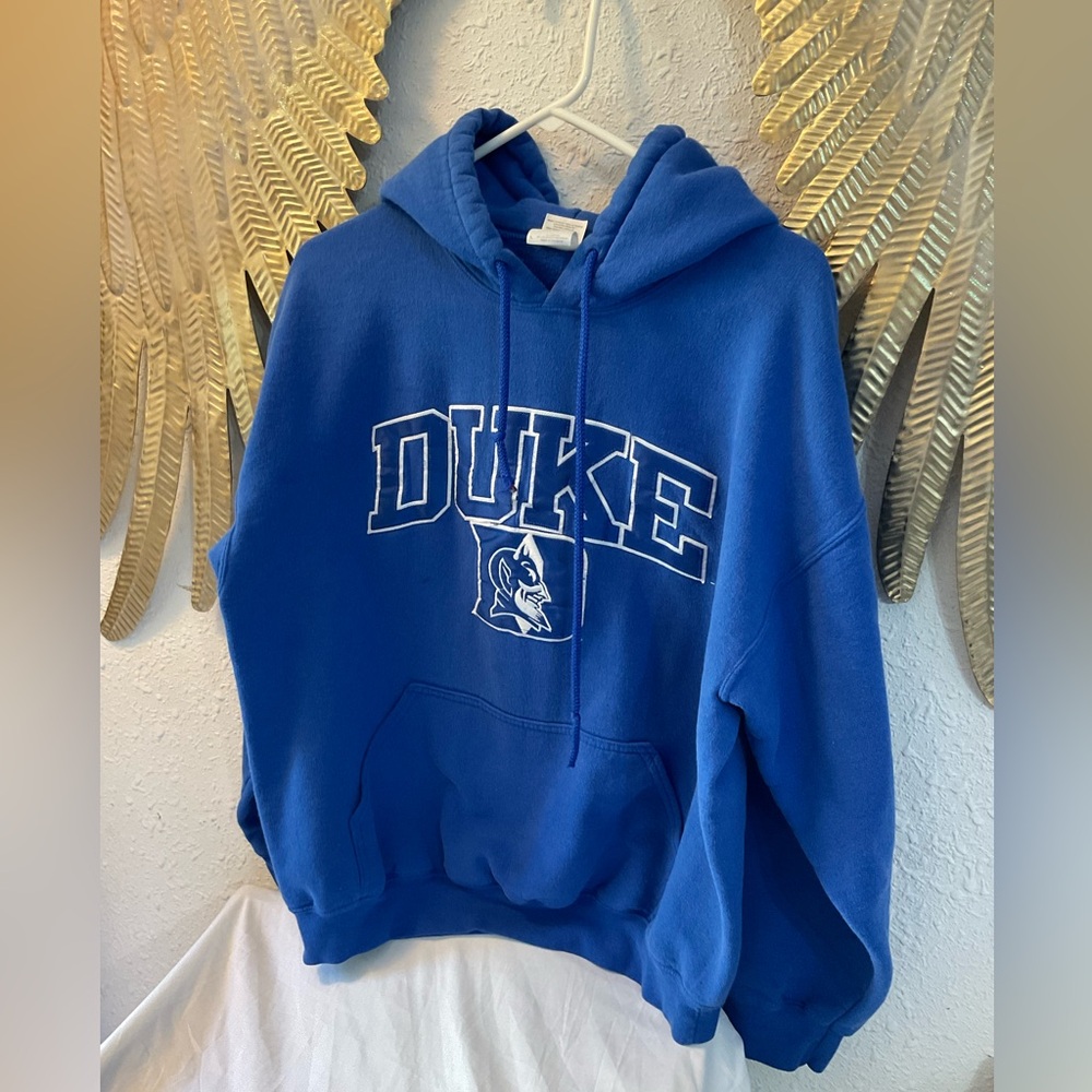 DUKE Blue Devils Hoodie satin embroidered